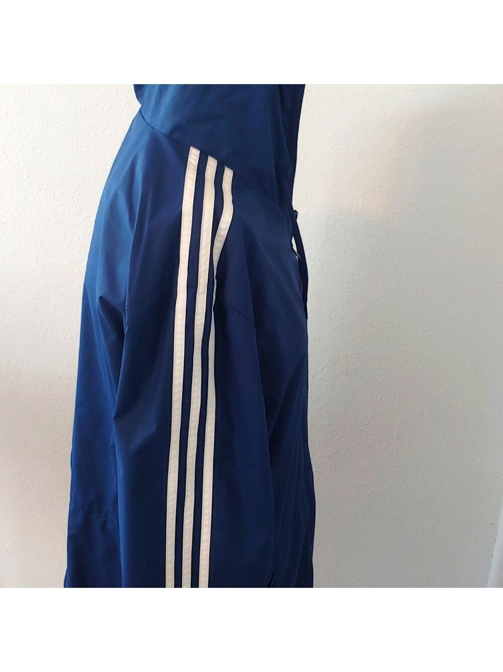 Adidas Men's Lightweight Windbreaker, Navy-Large - Picture 3 of 14